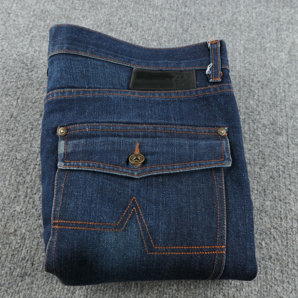 Blac Label Jeans Mens 40x34 Dark Wash Straight Leg Denim Casual Rugged Workwear